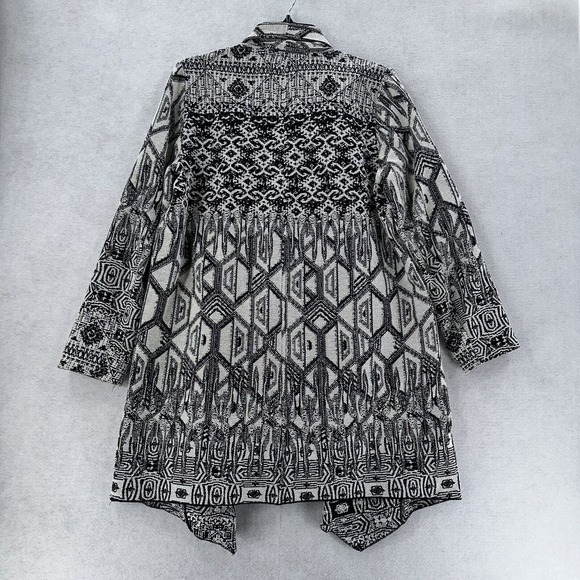 Sfera Knitted Jarga Cardigan Bohemian Sweater Waterfall Boho GORGEOUS!! MED Tall - Picture 7 of 15